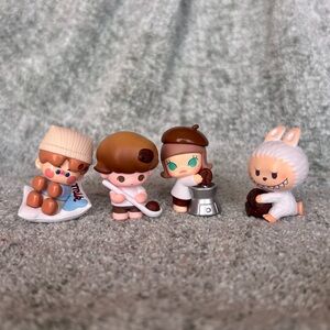 Coffee Factory Pop Bean Bundle 4 | Pino Jelly, Labubu, Molly, Dimoo | POP MART